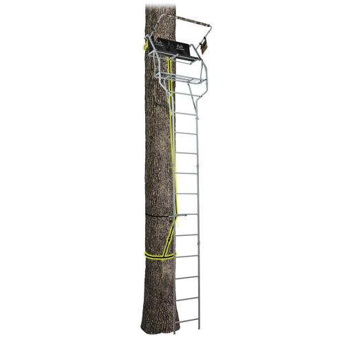 Realtree 18' Double Trouble 2-Person Steel Hunting Ladder Treestand