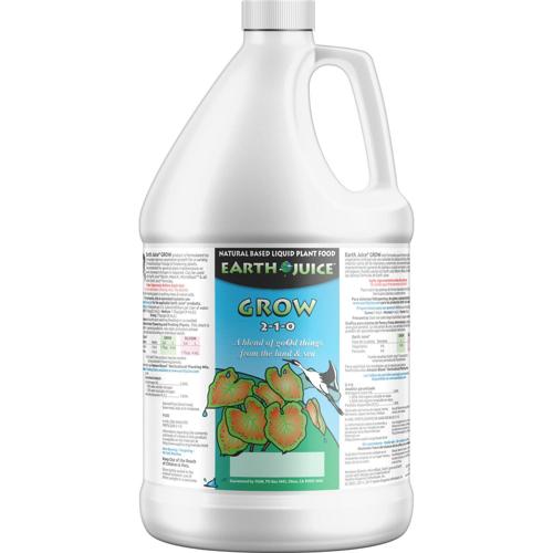 Earth Juice Grow Plant Food, 2-1-0 Fertilizer, 1 Gallon