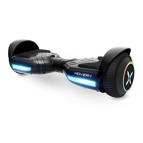 Hover-1 Rocket Hoverboard with LED Headlights, 7 MPH Max Speed, Black