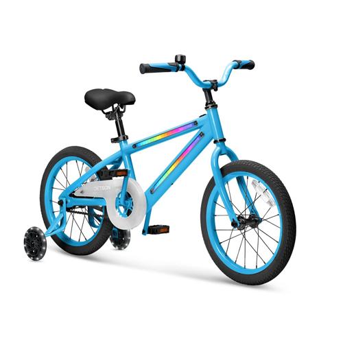 Jetson Light Rider M 16a Wheels Kidsa Light-up Unisex Bike, Ages 3+, Includes Light-up Frame and Light-up Training Wheels, Three Different Light Modes, Seven Color Options, Easily Adjustable Handlebar