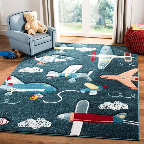 Safavieh Carousel Kids Caroline Airplanes Area Rug