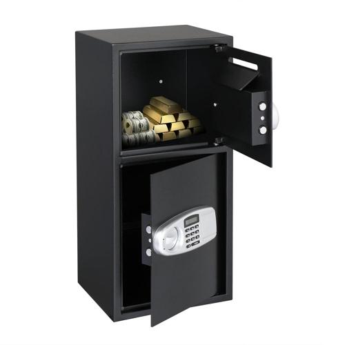 Ktaxon Large Double Door Digital Keypad Deposit Safe Cash Jewelry Gun Drop Security Lock Box