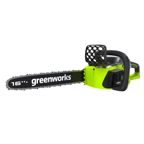 Greenworks 40V 16-inch Cordless Brushless Chainsaw, Battery Not Included, 20322