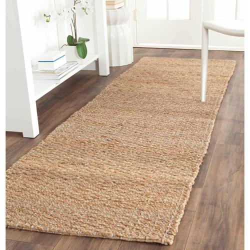 Safavieh Natural Fiber Garrett Braided Jute Runner Rug, Natural, 2'6*8'