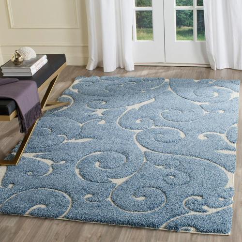 Safavieh Florida Douglas Floral Vines Shag Area Rug or Runner