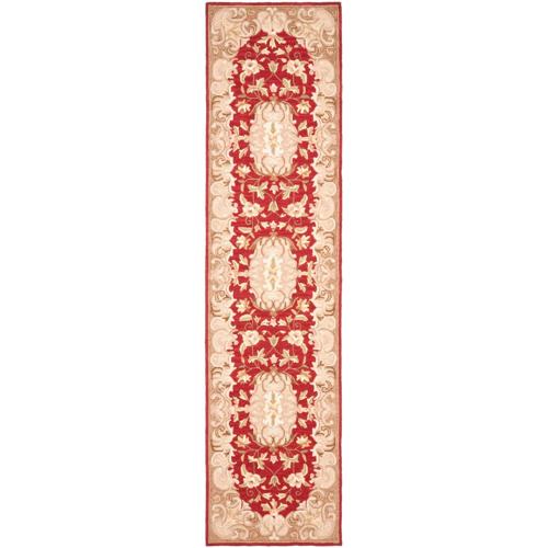 SAFAVIEH Easy Care Mirjana Oriental Runner Rug, Rust/Sage, 2'6*10'