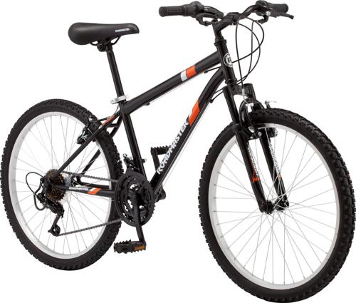 Roadmaster 24 Granite Peak Boys Mountain Bike, Black