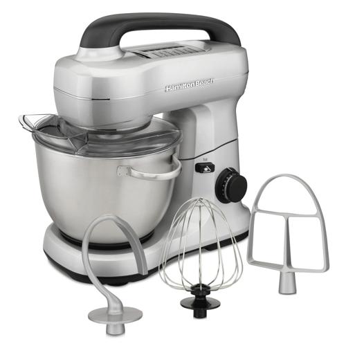 Hamilton Beach 7 Speed Silver Stand Mixer