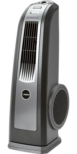 Lasko 30 Space-Saving Oscillating High Velocity Blower Tower Fan with 3-Powerhouse Speeds, 4924, Gray