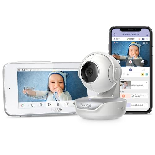 Hubble Connected Nursery Pal Premium, 5a Smart HD Baby Monitor with Touch Screen Viewer