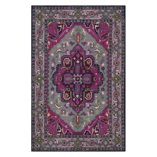 SAFAVIEH Bellagio BLG541B Handmade Grey / Pink Rug