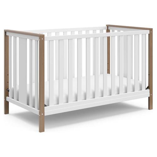 Storkcraft Modern Pacific Convertible Baby Crib, Vintage Driftwood