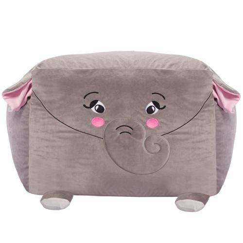 Posh Creations Bean Bag Chair, Gray