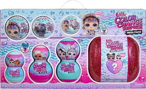 LOL Surprise Color Change Mega Pack Collectible Doll Exclusive w/ 70+ Surprises Age 4+