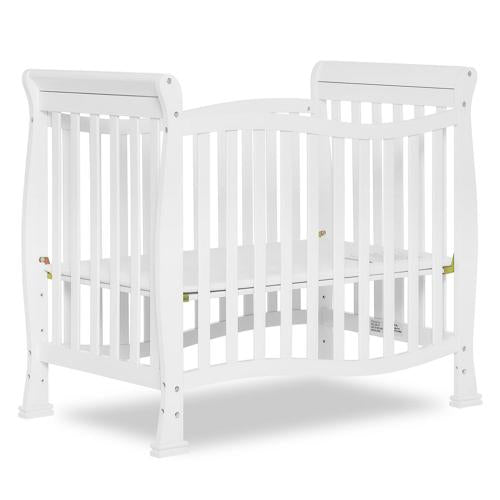 Dream On Me Baker 4 in 1 Convertible Mini Crib, White