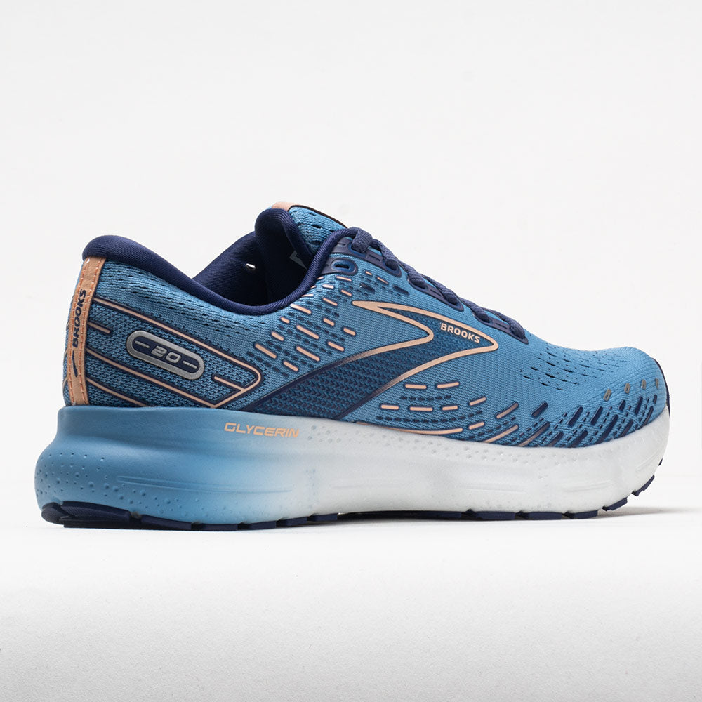 Brooks Glycerin 20 Women's Blissful Blue/Peach/White