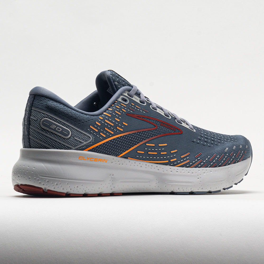 Brooks Glycerin 20 Men's Grey/Chili Oil/Orange