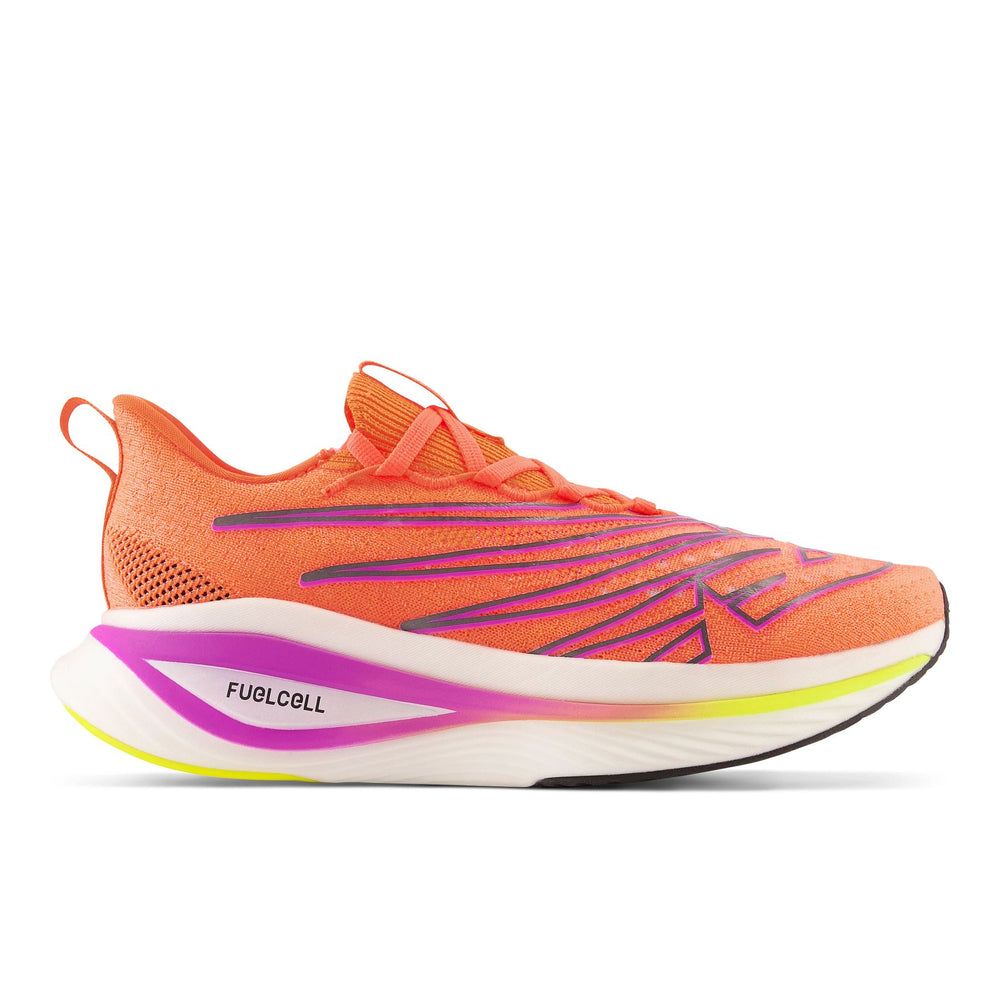 Men's New Balance FuelCell SuperComp Elite v3, Cosmic Rose/Neon Dragonfly/Cosmic Pineapple, 11 D Medium