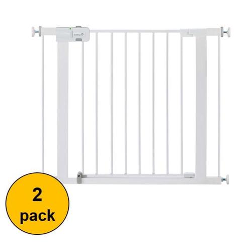 Safety 1Ecau Easy Install Walk-Thru Gate - Value 2 Pack, White