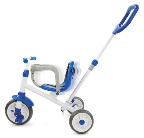 Little Tikes Ride 'N Learn 3-in-1 Trike in Blue, Convertible Tricycle for Toddlers with 3 Stages of Growth - For Kids Boys Girls 9 Months to 3 Years Old