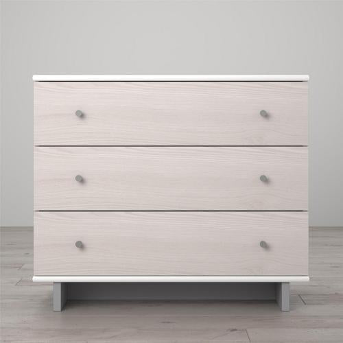 Little Seeds Maple Lane Dove 3-Drawer Dresser, White