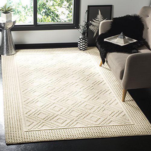 SAFAVIEH Vermont Hyde Geometric Area Rug, Ivory, 6'*9'