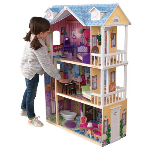 KidKraft My Dreamy Dollhouse with Lights and Sounds, Elevator and 14 Accessories