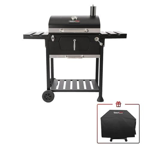 Royal Gourmet 24 CD1824EC, Charcoal BBQ Grill with Cover