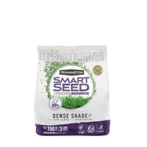 Pennington Smart Seed Dense Shade Grass Seed Mix, for Partial to Full Shade, 3 lb.