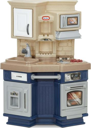 Little Tikes Super Chef 13-Piece Pretend Play Kitchen Toys Playset with Microwave, Oven and Coffee Maker, Multi-color- For Kids Toddlers Girls Boys Ages 3 4 5+