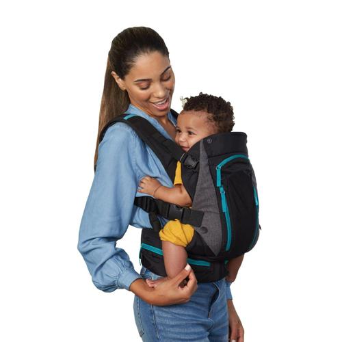 Infantino Carry On Multi-Pocket Carrier, 4-Ways to Carry, Black, 8-40lbs