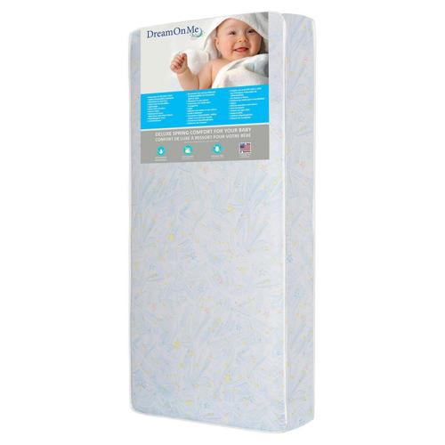 Dream On Me Star Bright 180 Coil Crib and Toddler Mattress