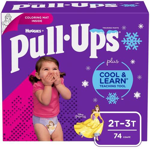 Pull-Ups Girls' Cool and Learn Training Pants, 2T-3T, 74 Ct