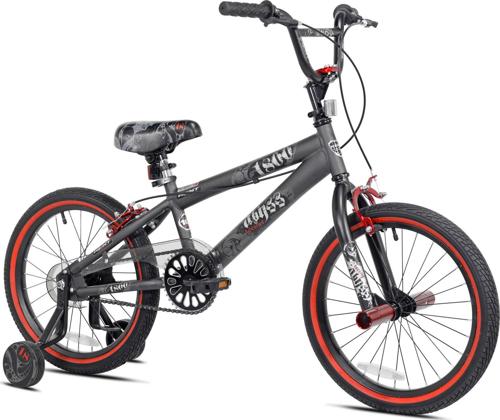 Kent 18 In. Abyss Boy's Freestyle BMX Bike, Charcoal Gray