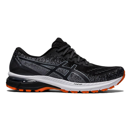 Men's Asics GT-2000 9 Knit, Black/Metropolis, 8.5 D Medium