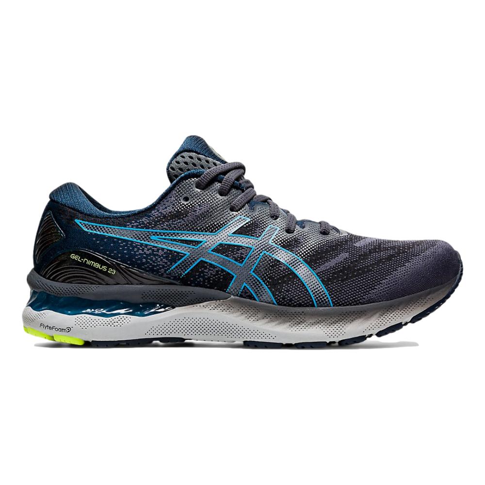 Men's Asics Gel-Nimbus 23, Carrier Grey/Digital Aqua, 11.5 D Medium