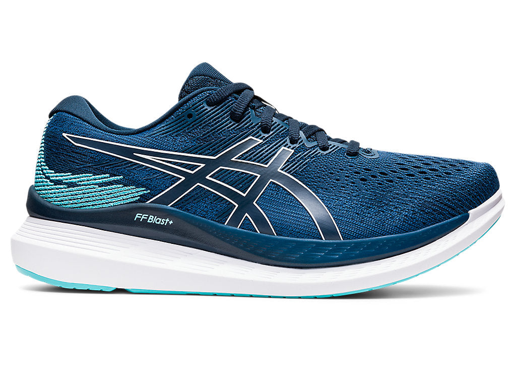 Men's Asics GlideRide 3, Mako Blue/French Blue, 11 D Medium