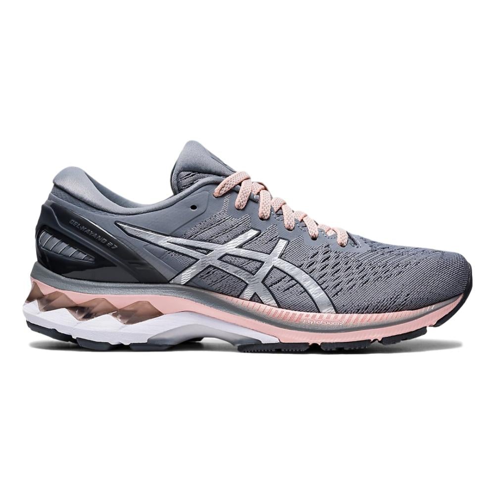 Women's Asics Gel-Kayano 27, Sheet Rock/Pure Silver, 8 B Medium