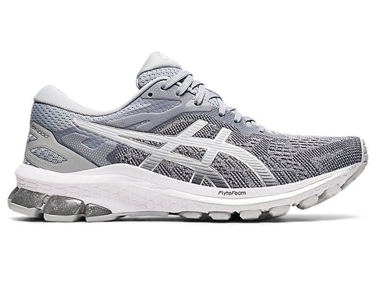 Women's Asics GT-1000 10, Piedmont Grey/Pure Silver, 6.5 B Medium