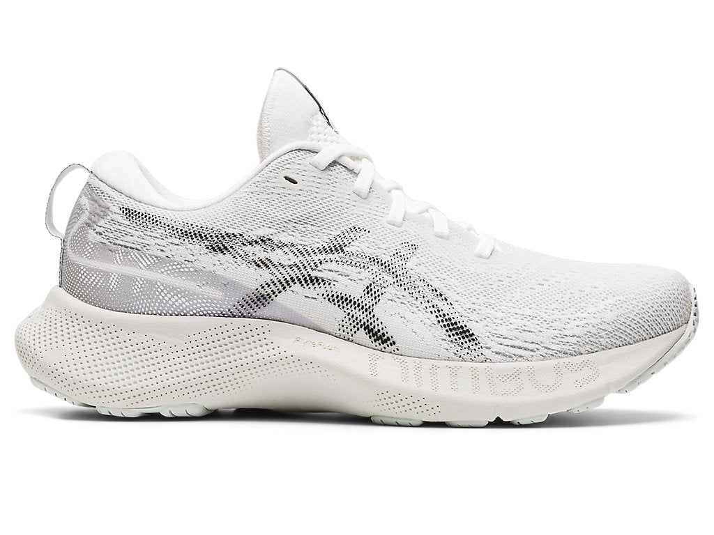 Women's Asics Gel-Nimbus LITE 3, White/Black, 9 B Medium