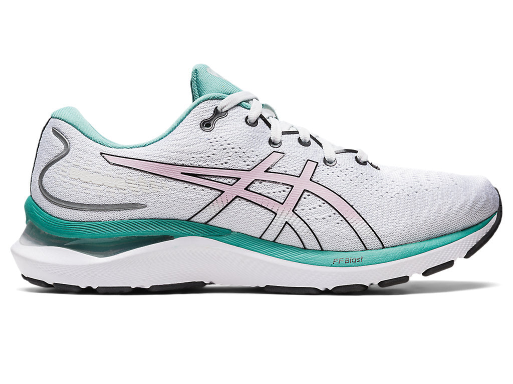Women's Asics Gel-Cumulus 24, Polar Shade/Barely Rose, 9 B Medium
