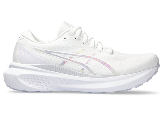 Women's Asics Gel-Kayano 30 Anniversary, White/Lilac Hint, 6 B Medium