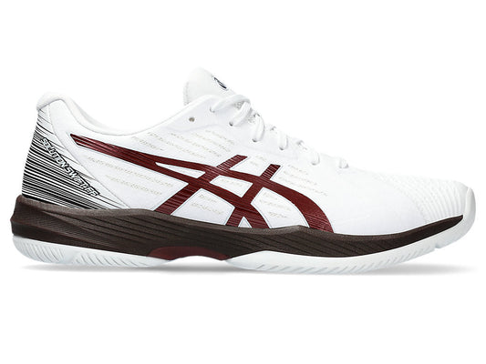 Men's Asics Solution Swift FlyteFoam, White/Antique Red, 9.5 D Medium