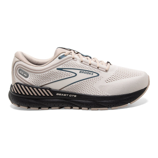 Men's Brooks Beast GTS 23, Chateau Grey/White Sand/Blue, 12 2E Wide