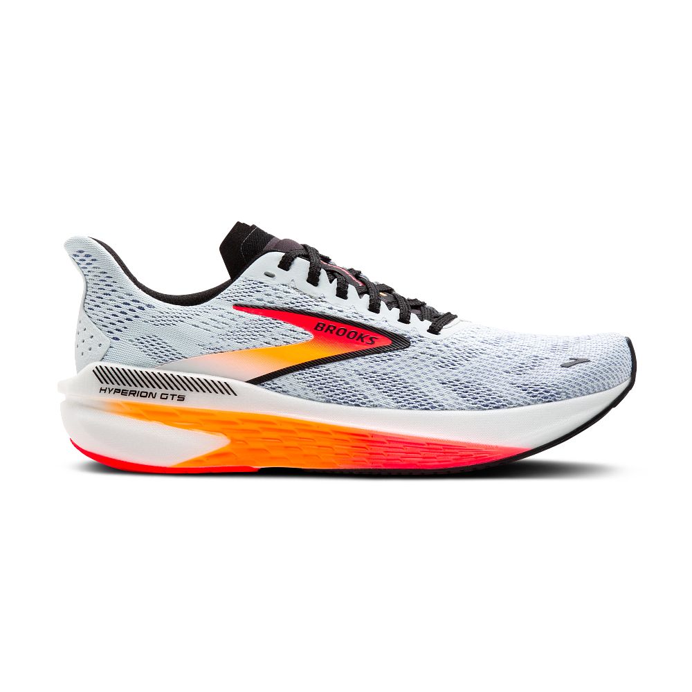 Men's Brooks Hyperion GTS 2, Illusion/Coral/Black, 8.5 D Medium