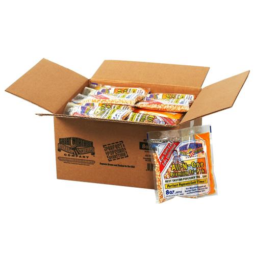 Great Northern Popcorn Premium 8 Ounce Popcorn Portion Packs, Case of 40