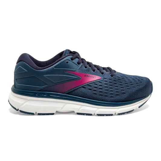 Women's Brooks Dyad 11, Blue/Navy/Beetroot, 8.5 B Medium