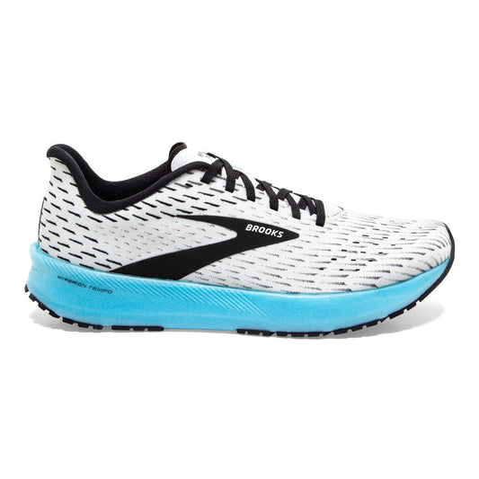 Women's Brooks Hyperion Tempo, White/Blue, 10.5 B Medium