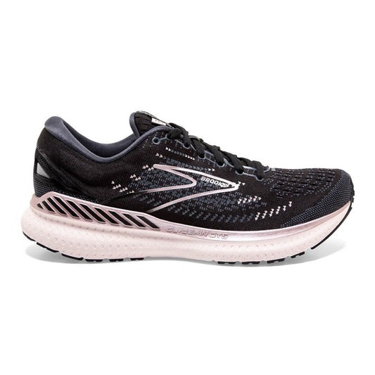 Women's Brooks Glycerin GTS 19, Black/Ombre/Metallic, 9 B Medium