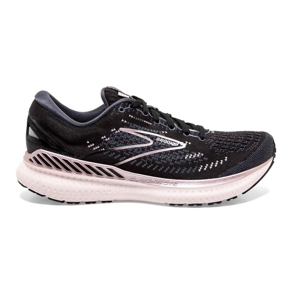 Women's Brooks Glycerin GTS 19, Black/Ombre/Metallic, 6.5 B Medium